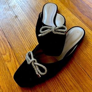 Anthropologie Guillermina black flats